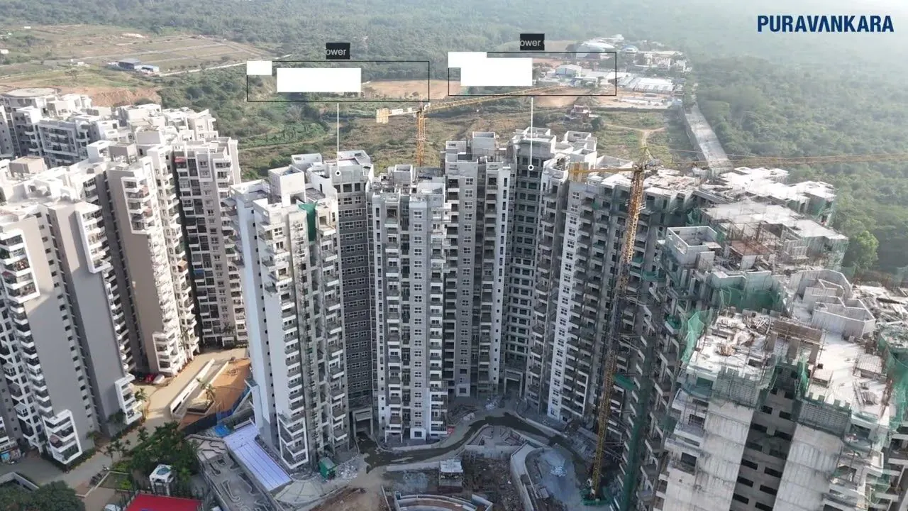 Aerial Purva Park Hill construction progress view published 15 November 2024