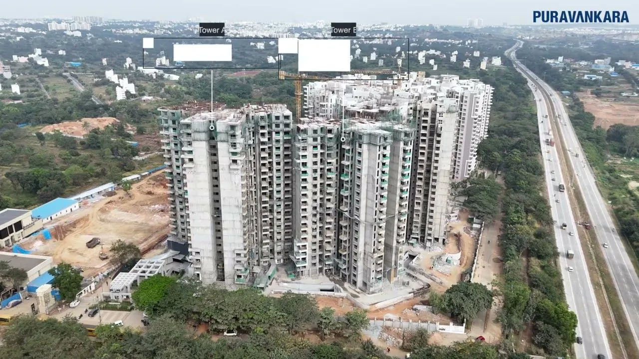 Aerial Purva Park Hill construction progress view published 26 December 2024