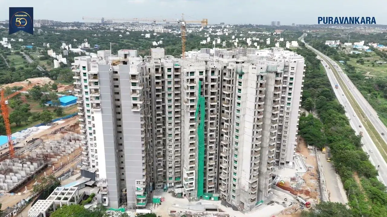 Aerial Purva Park Hill construction progress view published 24 June 2025