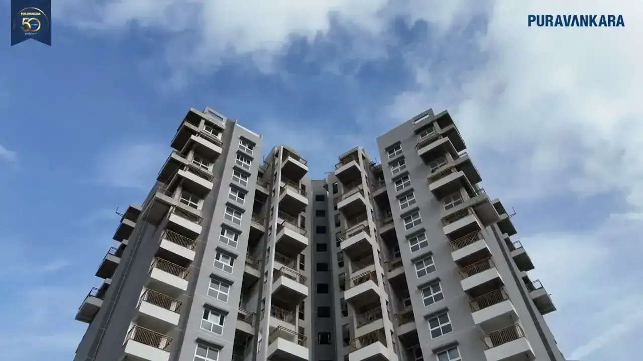 Purva Park Hill tower exterior in the official 6 August 2025 construction update